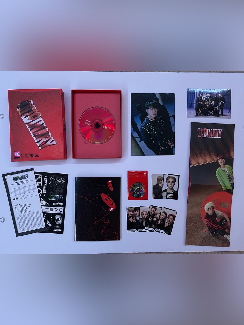 Stray Kids ODDINARY album with all photocards